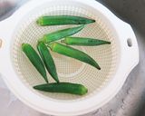 居酒屋おつまみオクラとササミの豆腐和え作り方3写真