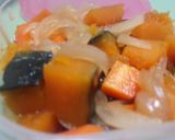 【レンジで簡単】カボチャ&人参の煮付け作り方5写真
