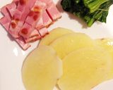 簡単♡厚切りベーコンとほうれん草キッシュ作り方1写真
