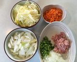 オムライス風具だくさんあんかけチャーハン作り方1写真
