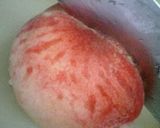 桃の気持ちのいいむき方♪作り方1写真