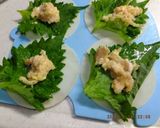 ❁お弁当に❁明太マヨの大葉餃子包み焼き❁作り方2写真
