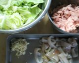 イカとキャベツのサッパリ麻婆作り方1写真