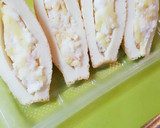簡単おつまみ♡厚揚げの海老チーズ挟み焼き作り方4写真