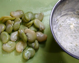 ほんだしで！そら豆の青のり天ぷら作り方1写真