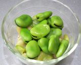 イカとそら豆のバジル風味作り方4写真