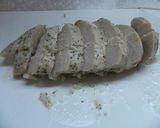 サラダチキンで簡単ピカタ作り方1写真