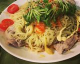 キムチたっぷり冷やし中華(*^^*)作り方3写真