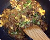 合い挽き肉と玉子の他人丼弁当作り方7写真