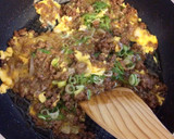 合い挽き肉と玉子の他人丼弁当作り方7写真