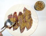 魚・ぶりの簡単マスタード風味にんにく揚げ作り方5写真