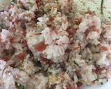 カリカリ梅と大葉のさっぱりおにぎり。作り方3写真