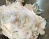 モロヘイヤと長芋の和え物。作り方2写真