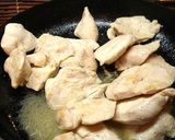 素揚げかぼちゃと鶏胸ソテーのジェノベーゼ作り方2写真