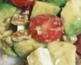 トマトとチーズのハニーサラダ　くるみ添え作り方9写真
