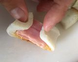 ハートが可愛いちくわとベーコンの磯辺揚げ作り方3写真