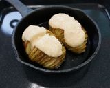 ハッセルバックポテト明太子ソースがけ作り方6写真