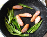 ソーセージとピーマン のカレー粉炒め作り方3写真