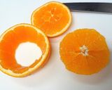 オレンジのお洒落な切り方～パーティーに～作り方3写真