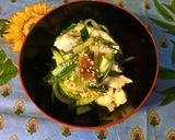スイートはちみつ南高梅と鶏ささみ和え☆作り方4写真