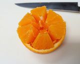 オレンジのお洒落な切り方～パーティーに～作り方6写真