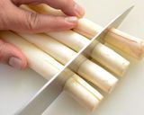 ２色のアスパラと鶏のマスタードスープ作り方3写真
