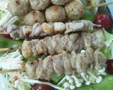*焼き鳥と彩り野菜のオーブン焼き*作り方3写真