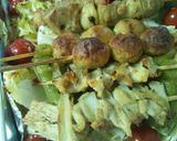 *焼き鳥と彩り野菜のオーブン焼き*作り方4写真