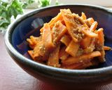 簡単♪お弁当にも☆人参のゴマ和え作り方5写真