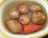 今が旬☆空豆と新玉ねぎの和風ポテサラ作り方3写真