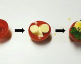 お弁当に✿ミニトマトのお花畑✿作り方3写真