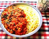 ほうれん草のトマトソースパスタ作り方7写真