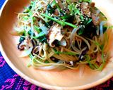麺つゆで簡単！ツナと三つ葉の和風パスタ☆作り方7写真