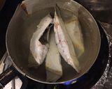 かれいの出汁のワカメスープ作り方1写真