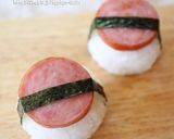キャラ弁＊簡単♪ハムステーキくまさん弁当作り方3写真