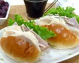 チキンとごぼうサラダのロールパンサンド作り方7写真