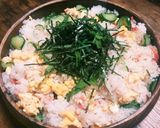 1切れでみんなで楽しむ♪鮭ちらし寿司♡作り方6写真
