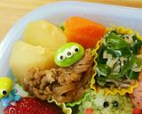 レックス＆ハムのキャラ弁♪ツムツムver作り方8写真