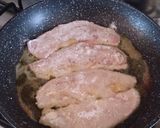 材料2つ☆豚もも肉のマッシュルームソース作り方4写真