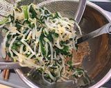 スタミナアップ！ニラもやしお豆のナムル♡作り方3写真