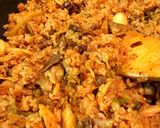 美味しさ保証！豚キムチ炒飯。作り方9写真