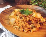 美味しさ保証！豚キムチ炒飯。作り方10写真