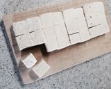 【ベジ】豆腐のアヒージョ作り方1写真