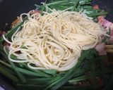 簡単！ブロックベーコンと残り野菜のパスタ作り方10写真