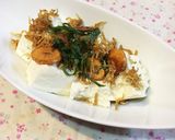 カリカリじゃことガーリックの豆腐サラダ作り方4写真