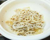 レンコンの明太塩きんぴら作り方1写真