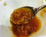 若鶏モモ肉の梅果肉タレ作り方5写真