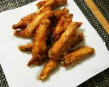 フライパンで揚げ焼き！手羽中唐揚げ♪作り方6写真
