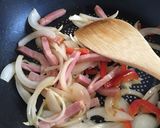 簡単トマトソース＊ナポリタン作り方3写真