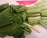 簡単！小松菜の辛し和え作り方1写真